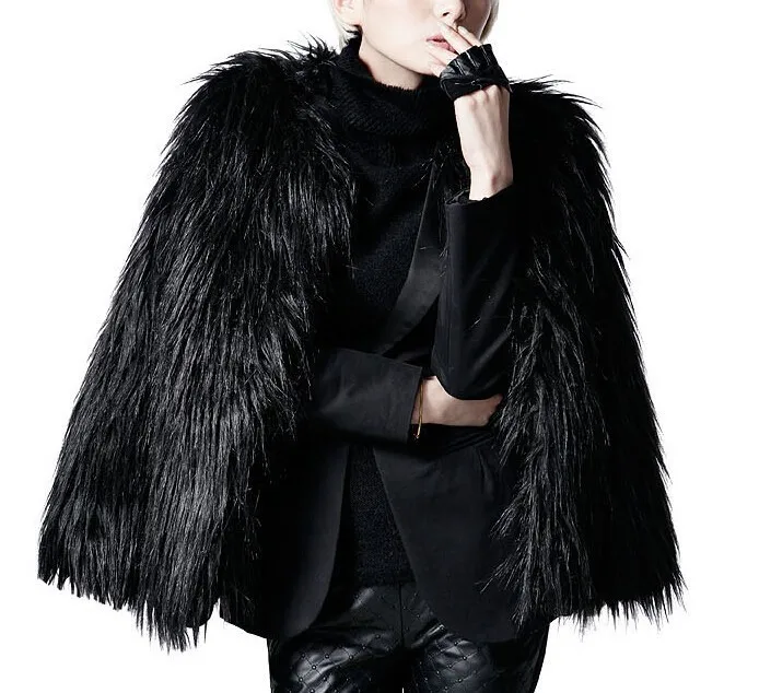 Women's Fur Jacket Imitation Fur Floating Fur Women's Coat Washed Fur Fox Fur Fur Short Top Faux Fur Coat