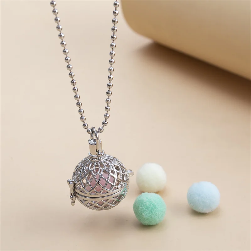 Модная ароматерапия ювелирные изделия медальон Подвеска Ожерелье парфюм