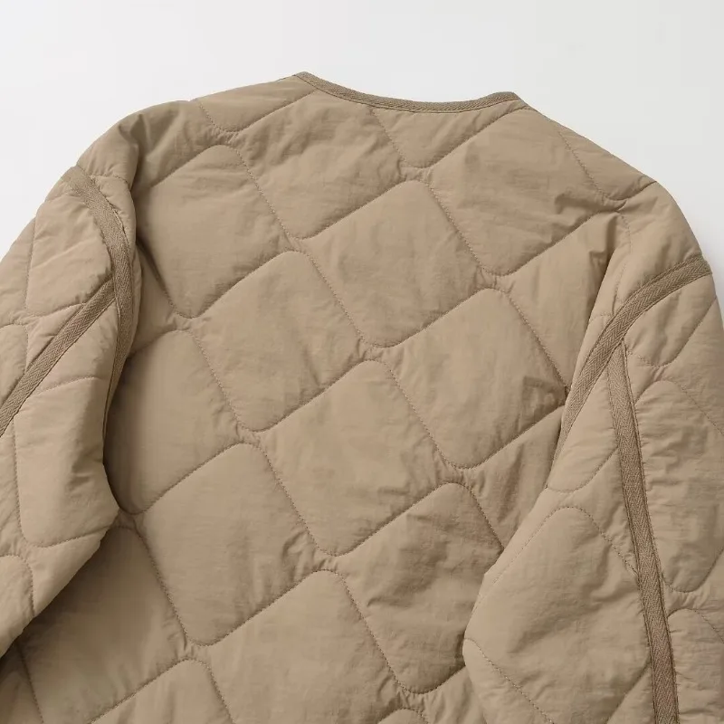 TRAF ZR Стеганые пальто Зимние парки для женщин Теплые женские зимние Базовые цвета