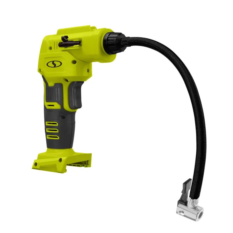 24-Volt Cordless Portable Air Compressor, Nozzle Adapters, S