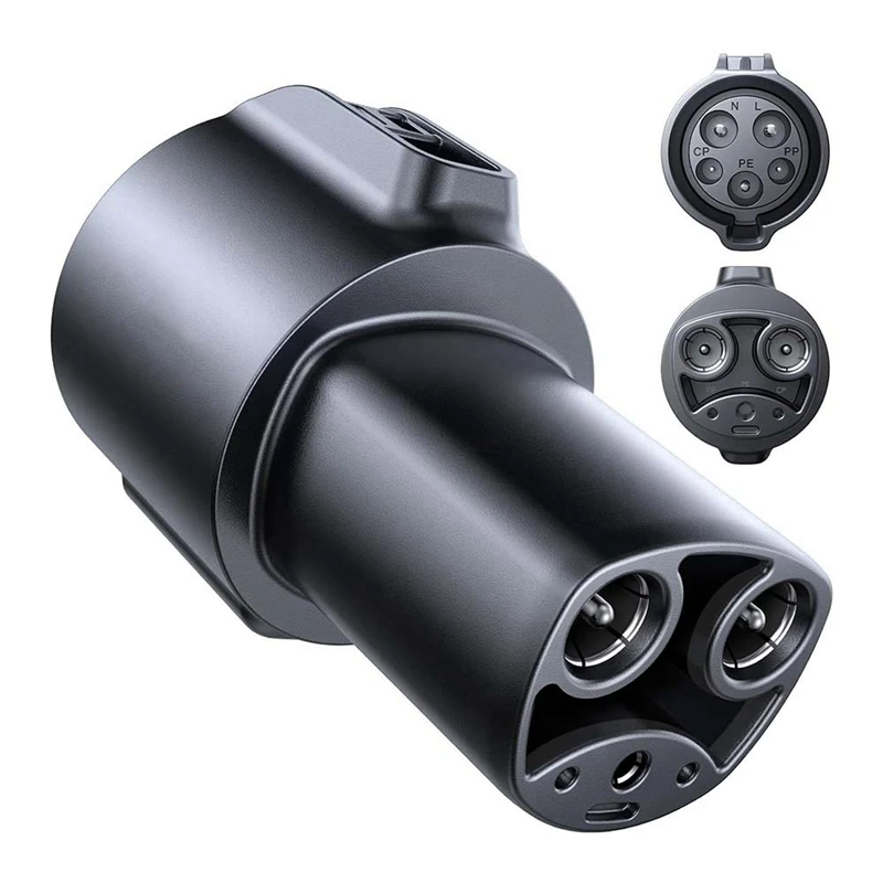 J1772 адаптер для зарядного устройства Tesla аксессуары [Макс. 80 А 240 В] Telsa NACS простой в