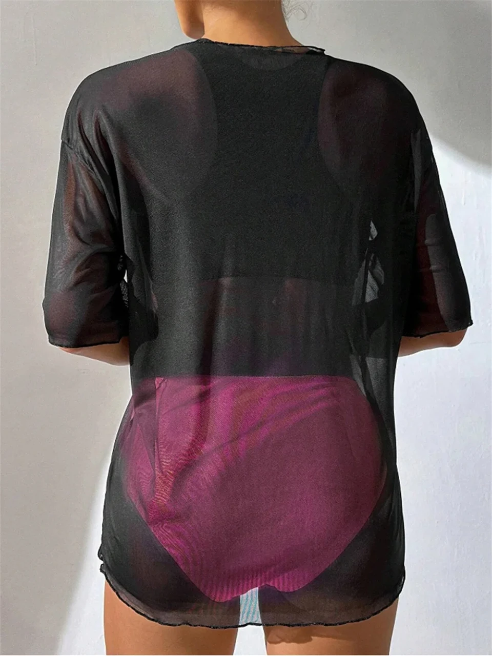 Комплект спортивного бикини из 3 предметов 2024 женский купальник с высокой талией