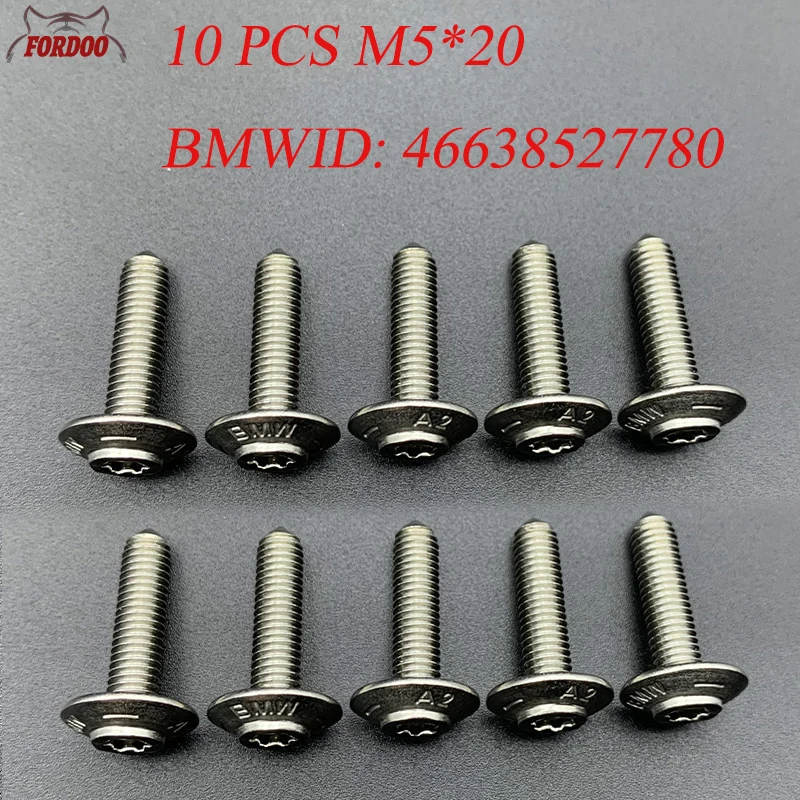 M5 Винты из нержавеющей стали для корпуса Мотоцикла BMW R1200GS R1250GS ADV R1200RT S1000XR RR S1000R C600 C650GT F900R F750GS F850GS