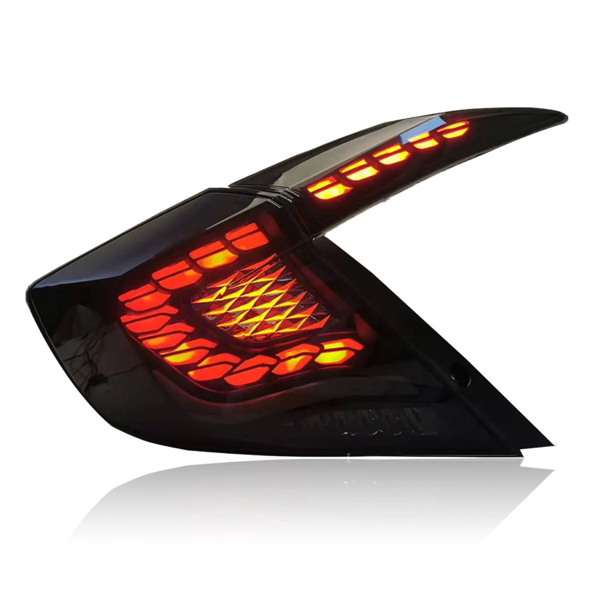 Автомобильные аксессуары светодиодные задние фонари для Honda Civic 2016-2021 седан весы