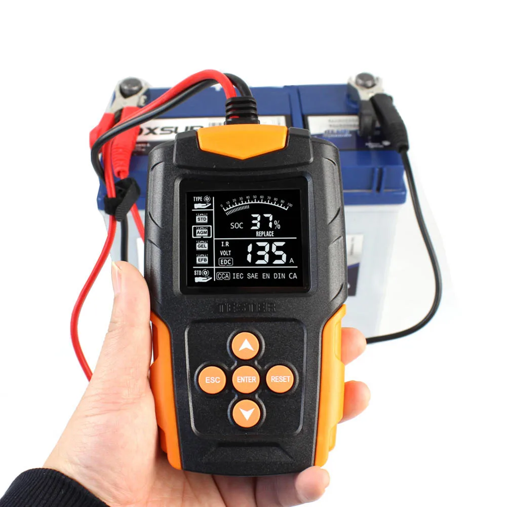 

12V/24V Car Truck Battery Tester LCD Digital Battery Analyzer Car Diagnostic Car Battery Tester Suitable For 8-30V DC Systems