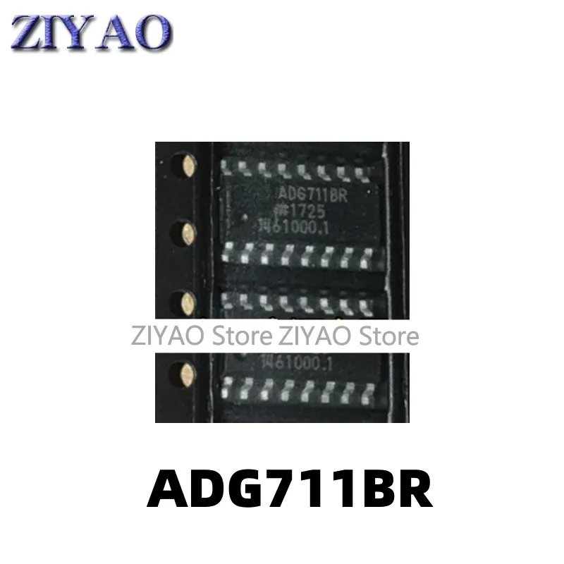 1 шт. ADG711 ADG711BRZ ADG711BR SOP16 четырехканальный однополюсный переключатель