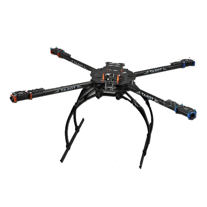 

4-осевые складные алюминиевые трубки Tarot 650, Центральная панель из стекловолокна, комплект рамы TL65B02 для квадрокоптера, самолета RC FPV, скидка 20%