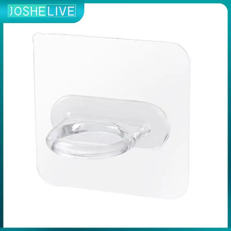 

Round Hook Reusable Multifunctional Ring Sticky Hook Punch-free Clothes Storage Rack Sucker Hanger Wall Storage Hook Non-marking