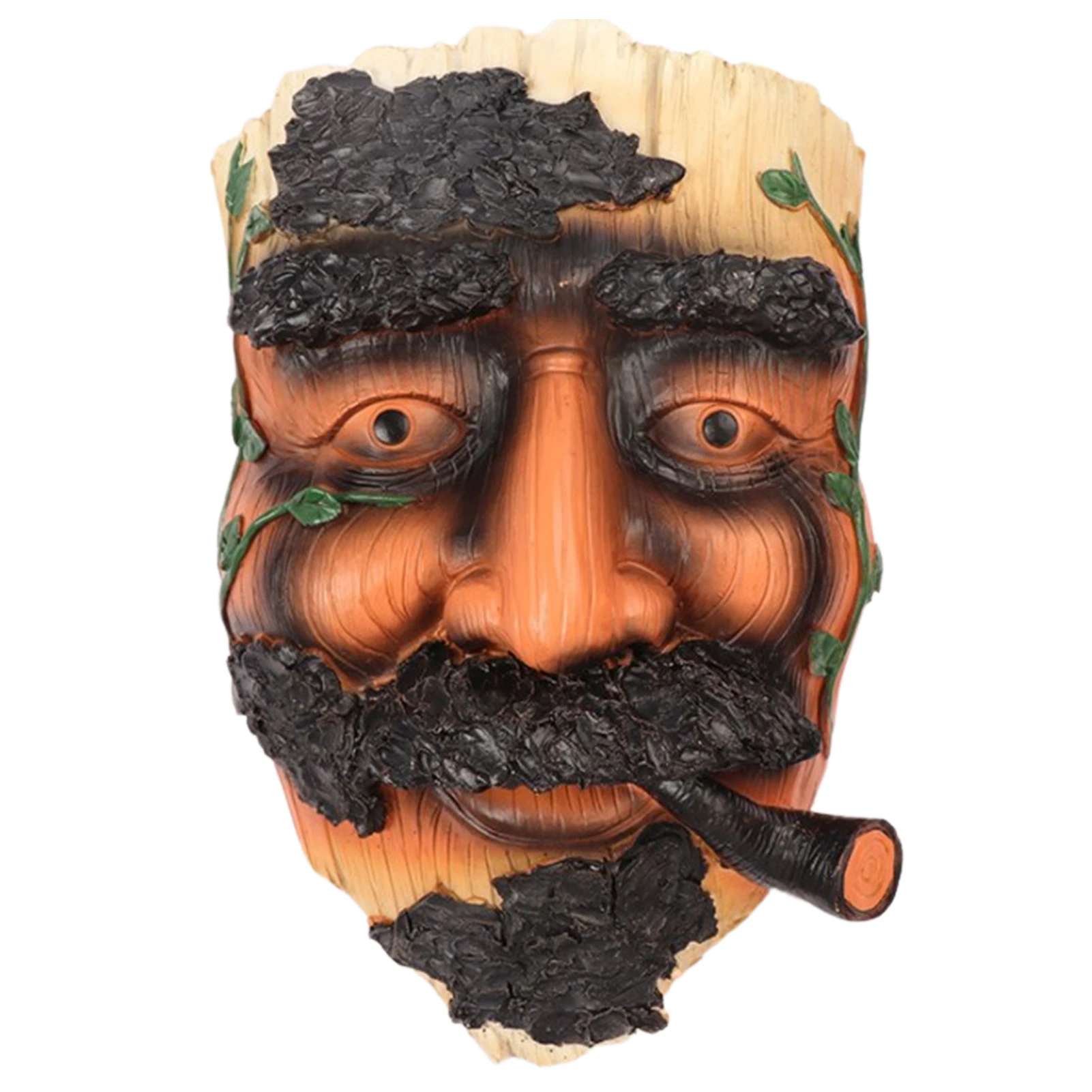 

Орнамент для лица старого человека, смола, горшок для цветов с лицом старого дерева, скульптура для лица старого человека, цветочный плантат...
