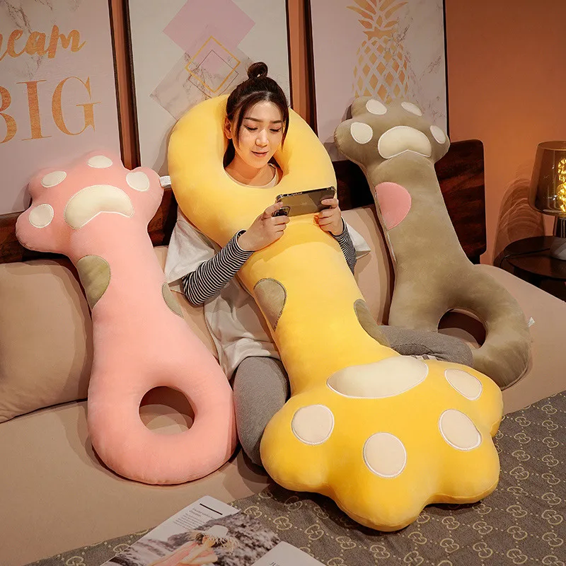 

Creative Soft Long Paw Plush Pillow Toy Cute Stuffed Animal Cushion Home Sofa Soft Plushies Throw Pillow for Girls Boys Gifts