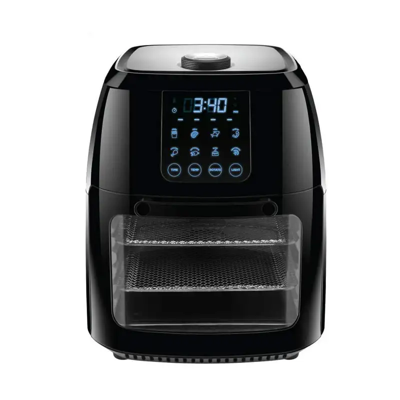 

Digital Air Fryer, Rotisserie, Dehydrator, Convection Oven, BPA-Free, Auto Shutoff, Black