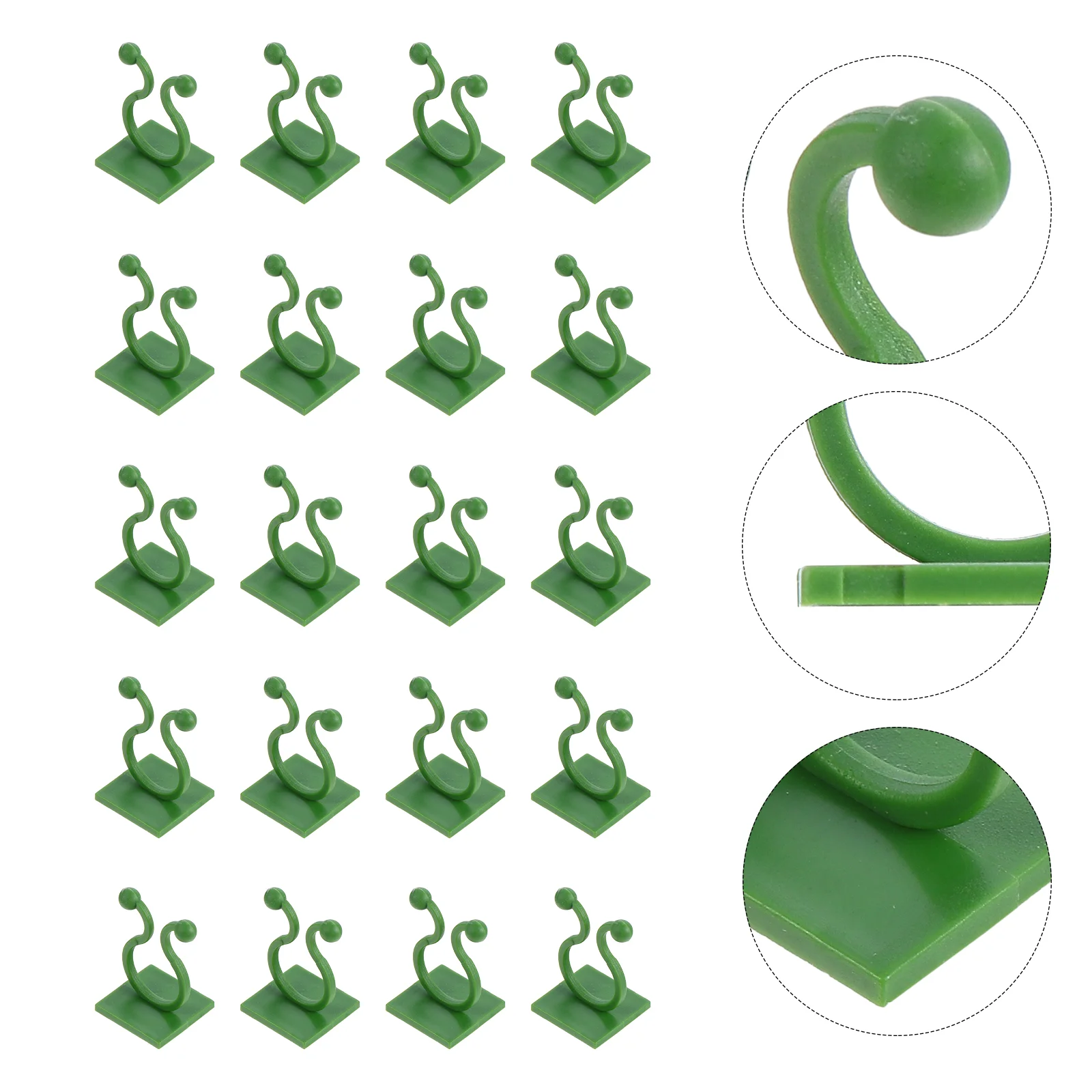 

Clips Wall Climbing Vine Clip Fixer Fixing Binding Hook Fixture Support Sticky Adhesive Self Vines Climber Holder