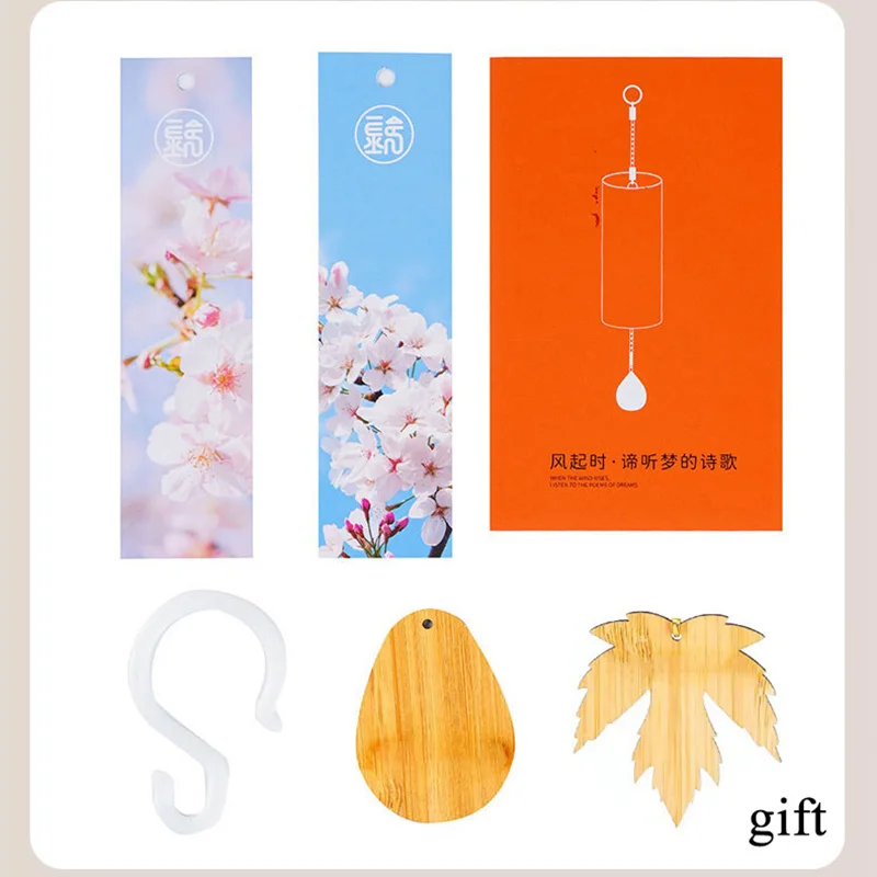 Бамбуковые Колокольчики 8 Нитей Открытый Сад Патио Дзен Аккорды Для Медитации C F D