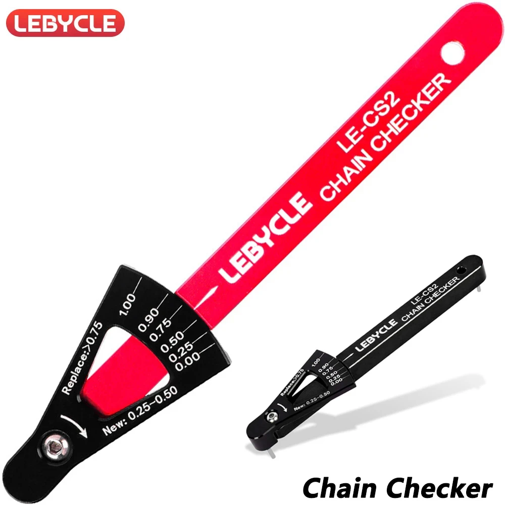 

Bike Chain Checker MTB Bicycle Chain Wear Indicator Tool Multi-Functional Chains Gauge Measurement For Mountain Road Bike