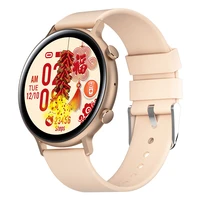 women smart watch 1 28 touch screen bluetooth call music lady sports watch heart rate ip68 waterproof for android xiaomi huawei