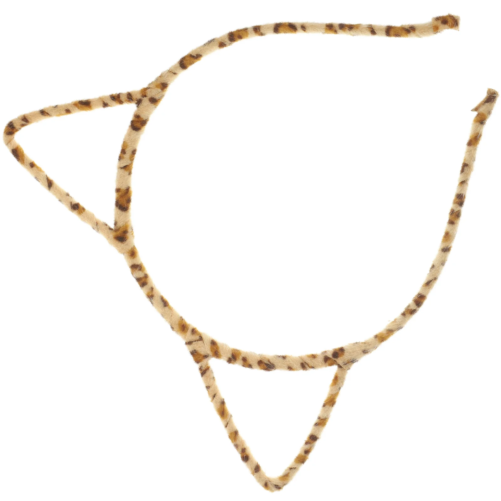 

Cat Ear Headband Wired Headband Party Favors Supplies for Kids Ladies Birthday ( Leopard )
