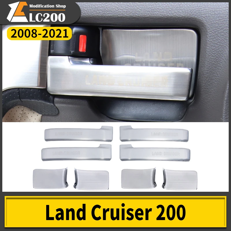 

For 2008-2021 Toyota Land Cruiser 200 Interior Modification Car Door Handle LC200 Accessories Handle Switch to Prevent Scratches