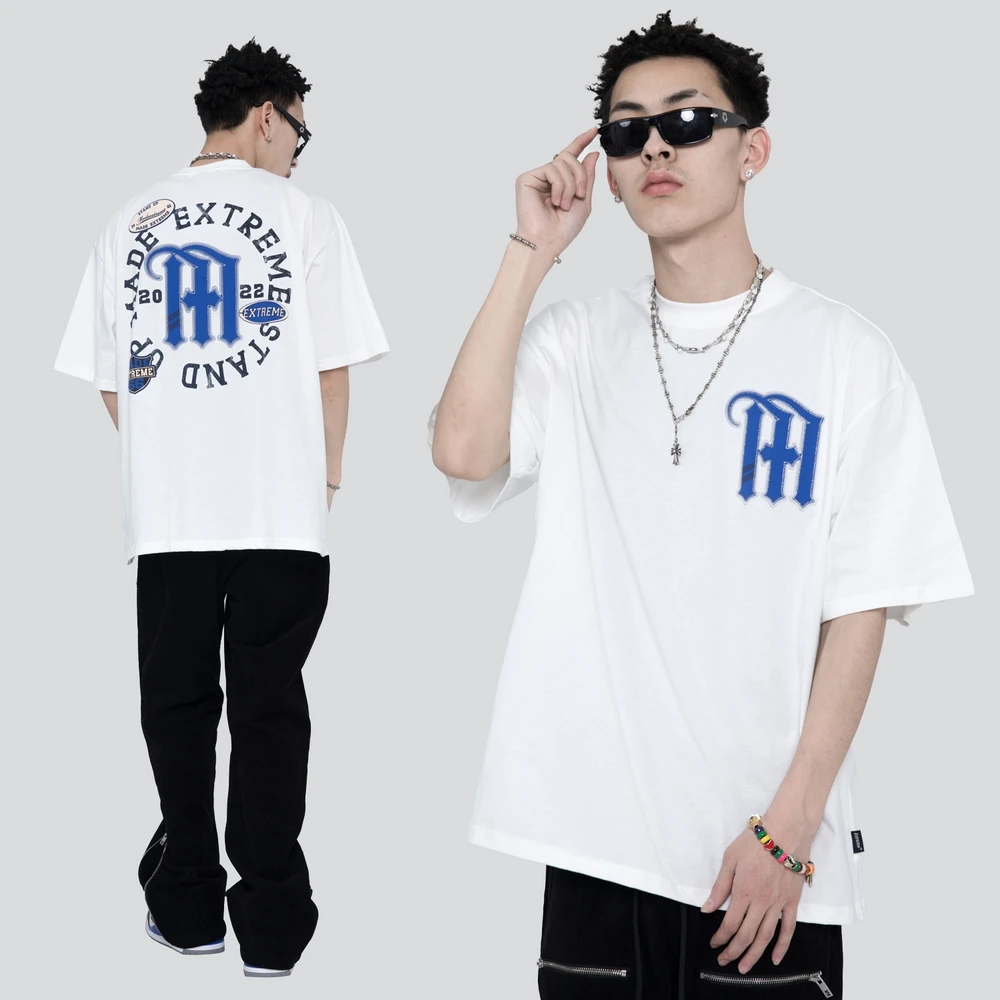 

Футболки унисекс с надписью в стиле хип-хоп, уличная одежда, повседневные пуловеры в стиле Харадзюку, оверсайз, мужская одежда с коротким ру...