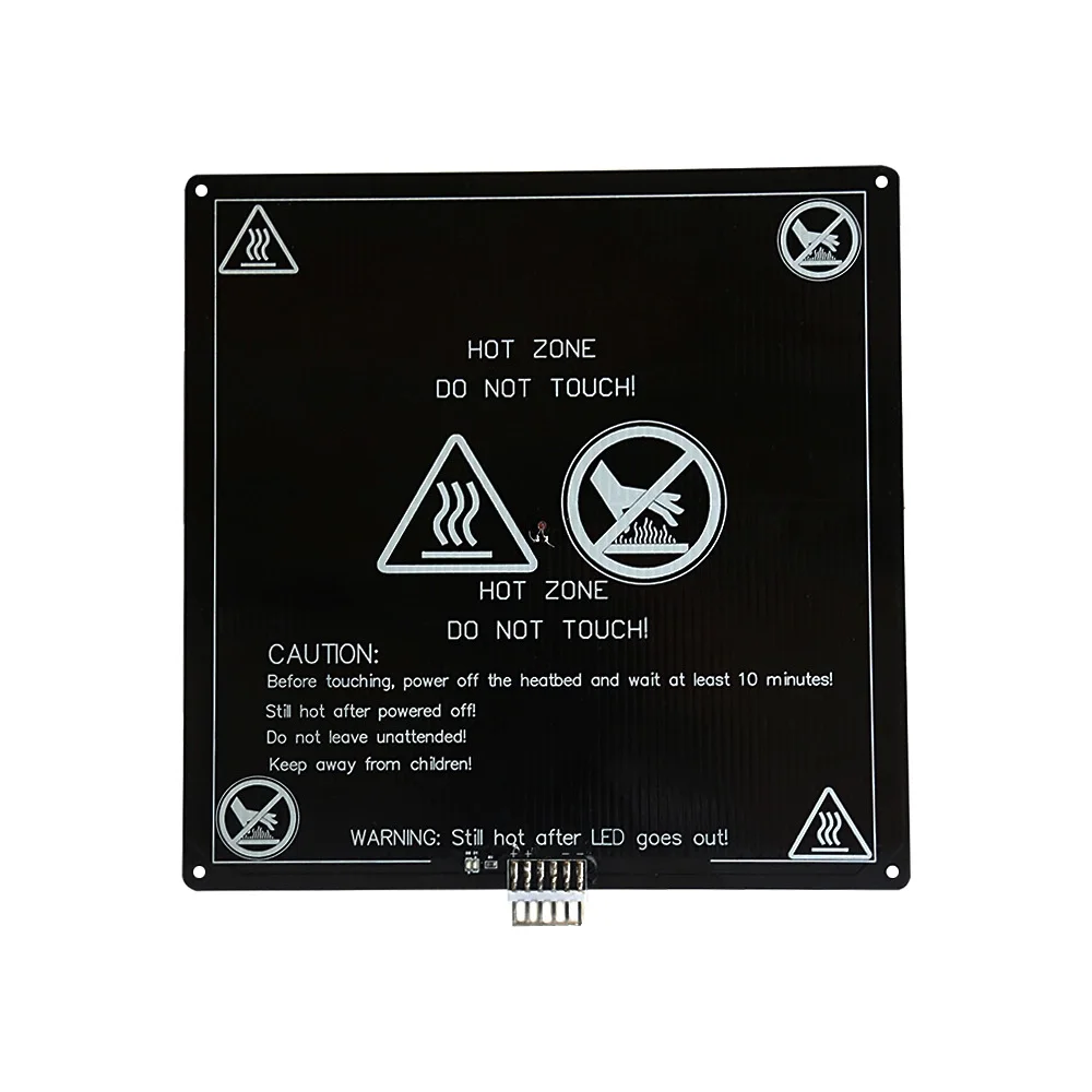 Алюминиевая печатная платформа с радиатором 220 мм/300 мм для 3D-принтера Anet A8 Plus A6