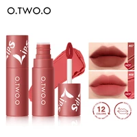 o two o liquid lipstick lip gloss 12 colors waterproof long lasting high pigment lip tint velvet lip glaze matte lipstick makeup