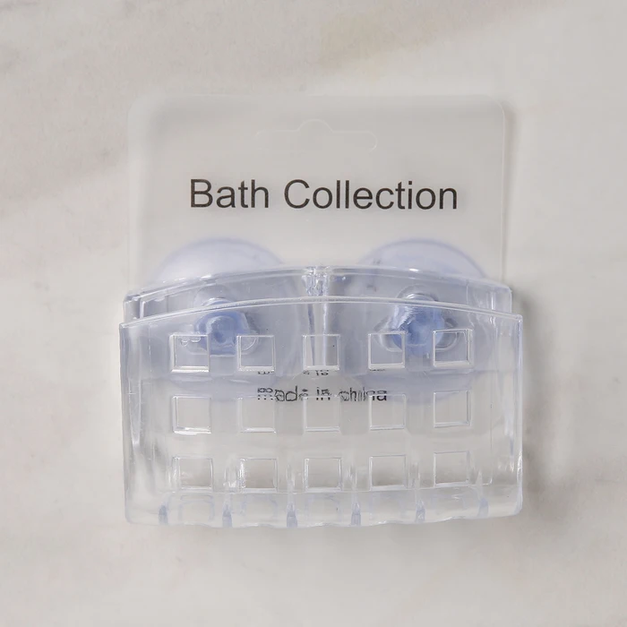 Держатель для мочалки на присосках Bath Collection 9×5×6 см цвет МИКС |
