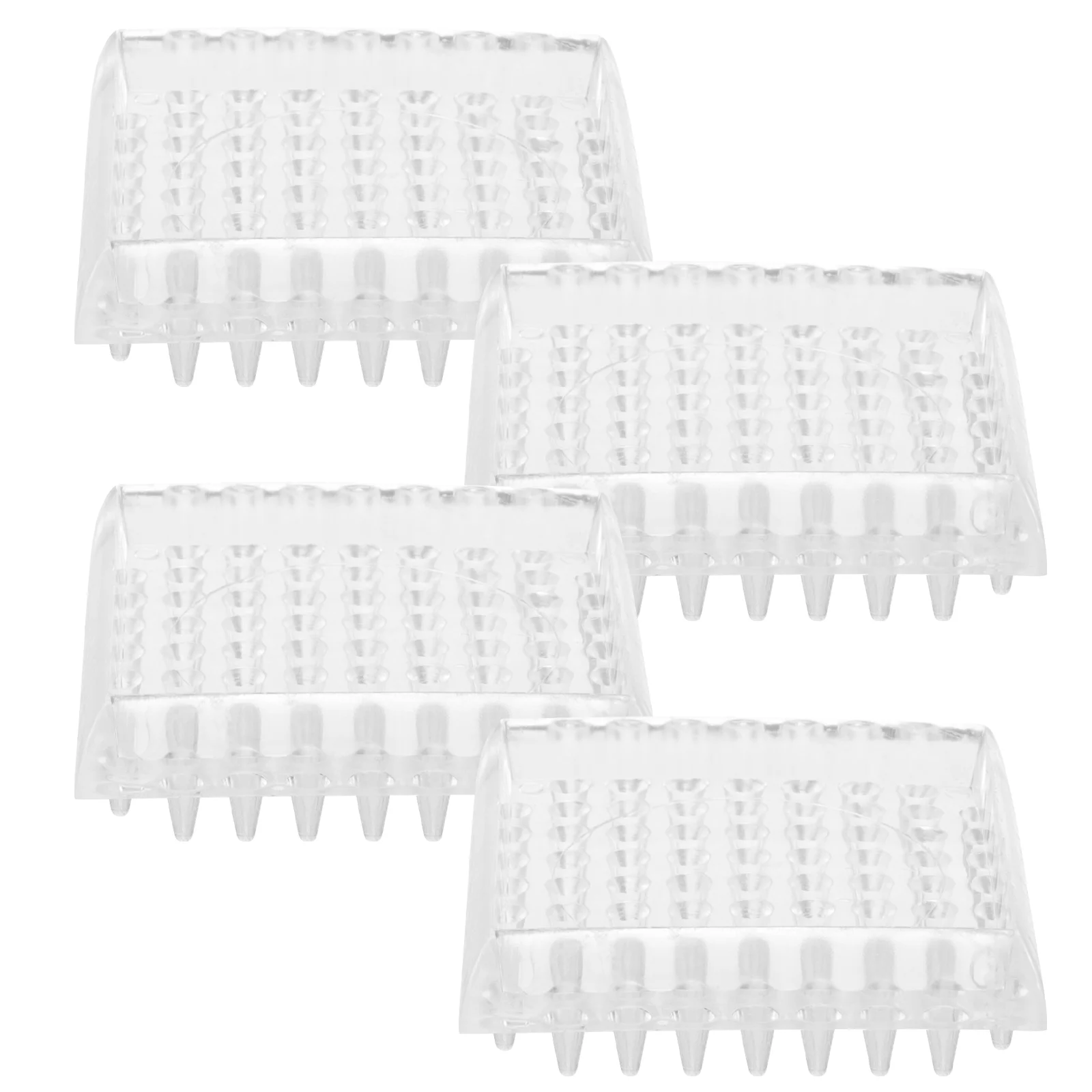 

4 Pcs Furniture Mat Chair Leg Floor Protectors Sofa Feet Non Skid Pads Hardwood Floors Plastic Carpet Legs Non-