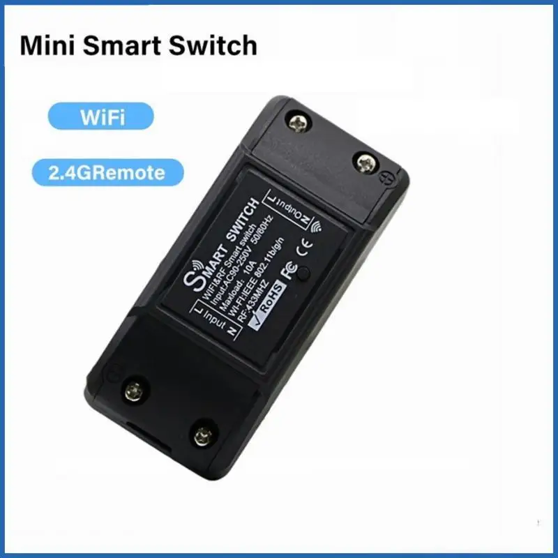 

Автоматический выключатель Zhitong 433 для умного дома, черный, 100-245 В