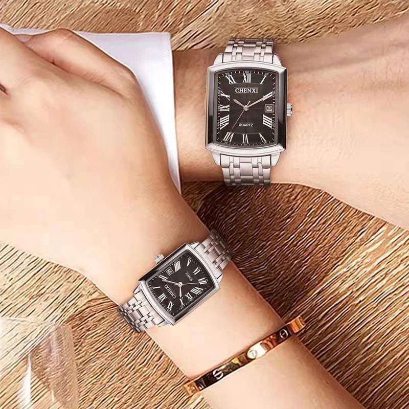 2023 Best Selling High Quality New Product Fashion Casual Charms Stainless Steel Couple Quartz Watch