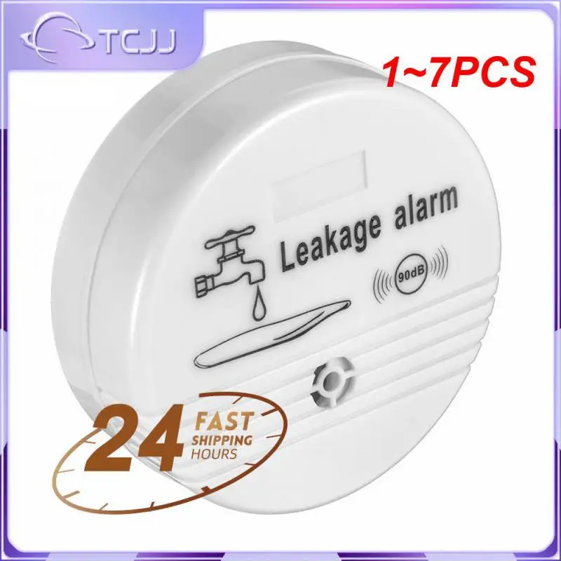 

1~7PCS Independent Wireless Water Leakage Water leak Sensor 90 dB Volume Water Leak Alarm for Home Kitchen Toilet Floor