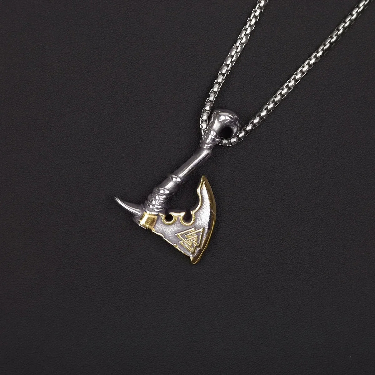 Подвеска-амулет в стиле викингов скандинавский волк ворон ювелирное изделие