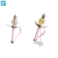 bandai genuine gashapon 15cm sailor moon minako aino star moon wand magic wand anime action figure collect model toys