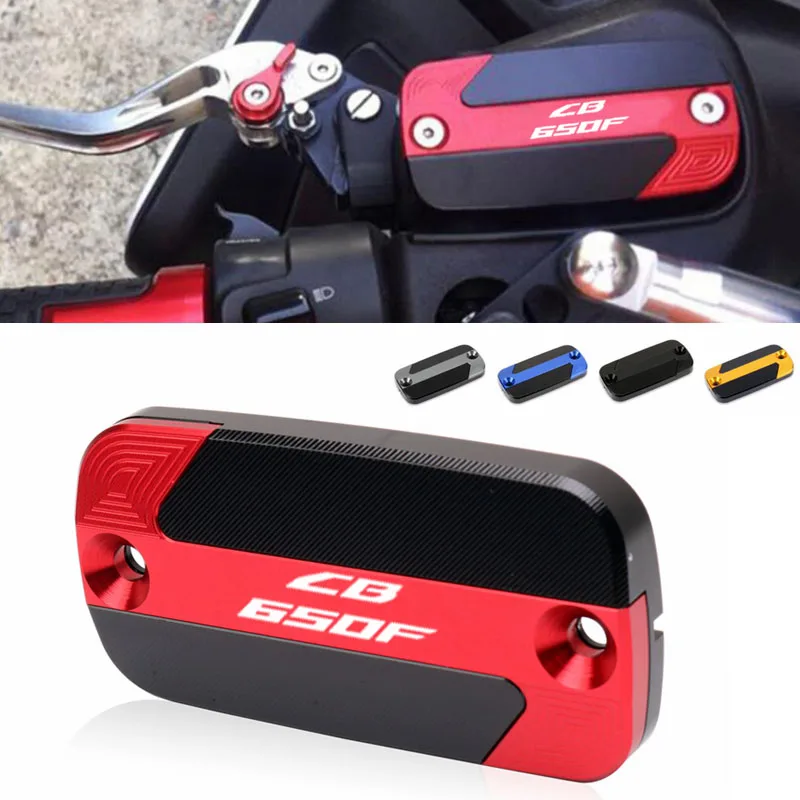 

Motorcycle CNC Front Brake Fluid Reservoir Oil Cup Cap Master Cylinder Cover For HONDA CB650F CBR650F CB 650F CBR 650F 2014-2018