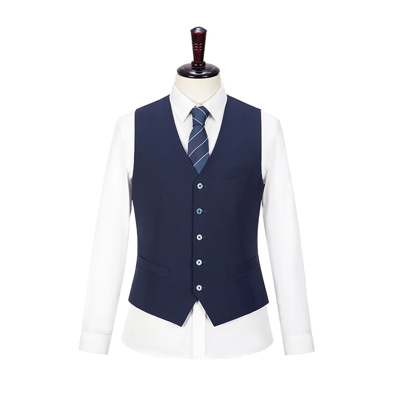 Летний Тонкий эластичный шерстяной костюм высококачественный твист против