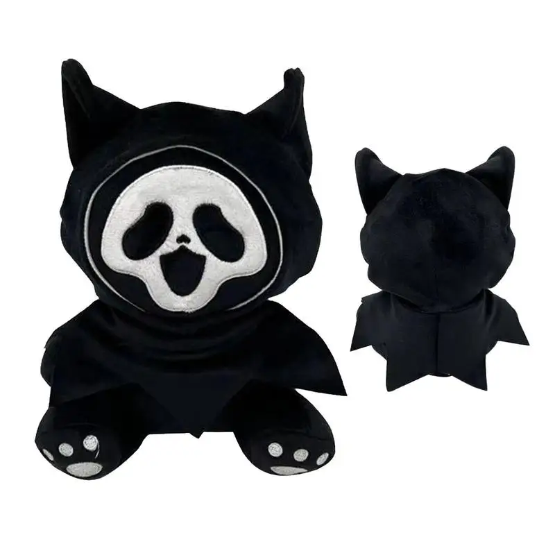 

Плюшевая игрушка на Хэллоуин в виде Жнеца, светящаяся плюшевая кукла с изображением грозди и криком, мягкая игрушка для мальчиков и девочек, подарки на день рождения и Хэллоуин, 2023