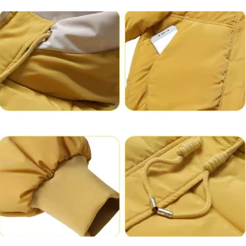 Женский пуховик на хлопковой подкладке короткое пальто корейский свободный