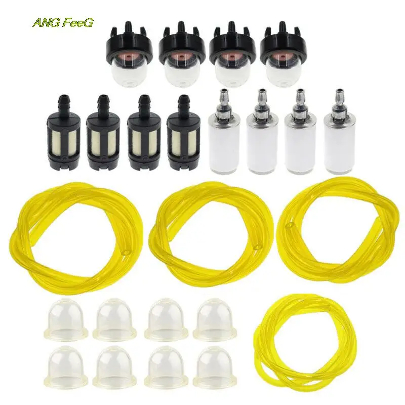 

Fuel Filter Line Hose Primer Bulb Kit For Poulan Weed Eater Gas Chainsaw Trimmer Chainsaw Parts Accessories