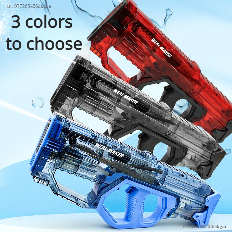 

Summer New Product Water Whale Water Gun Electric Repeater Large Capacity Water Gun Beach Children Water Playing Adult Toy