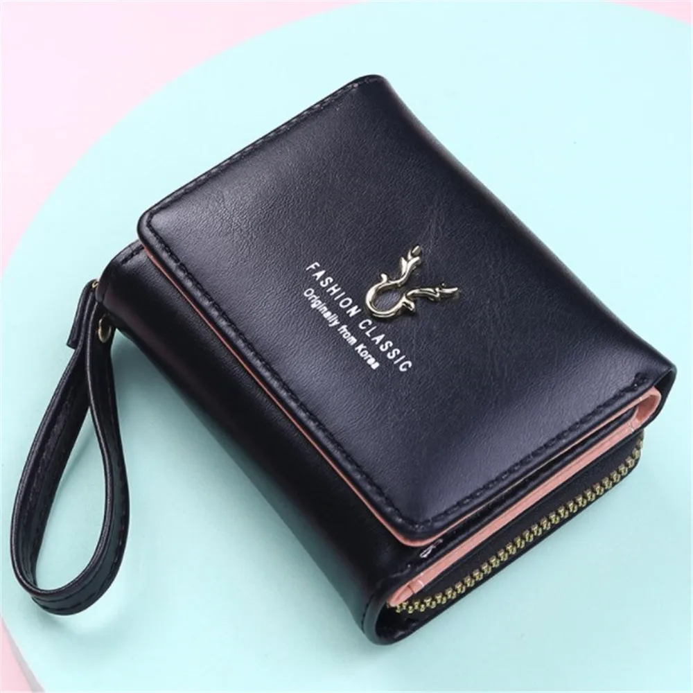 

Новинка 2022, Модный женский кошелек, короткий кошелек для женщин, кошельки для женщин, держатель для карт, маленький дамский кошелек, Женский мини-клатч с застежкой