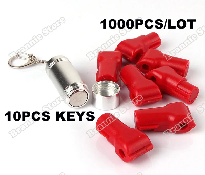 

1000pcs/lot wholesale EAS mini security display hook stop lock eas stoplock tag anti-theft dhl (10pcs magnetic keys free)