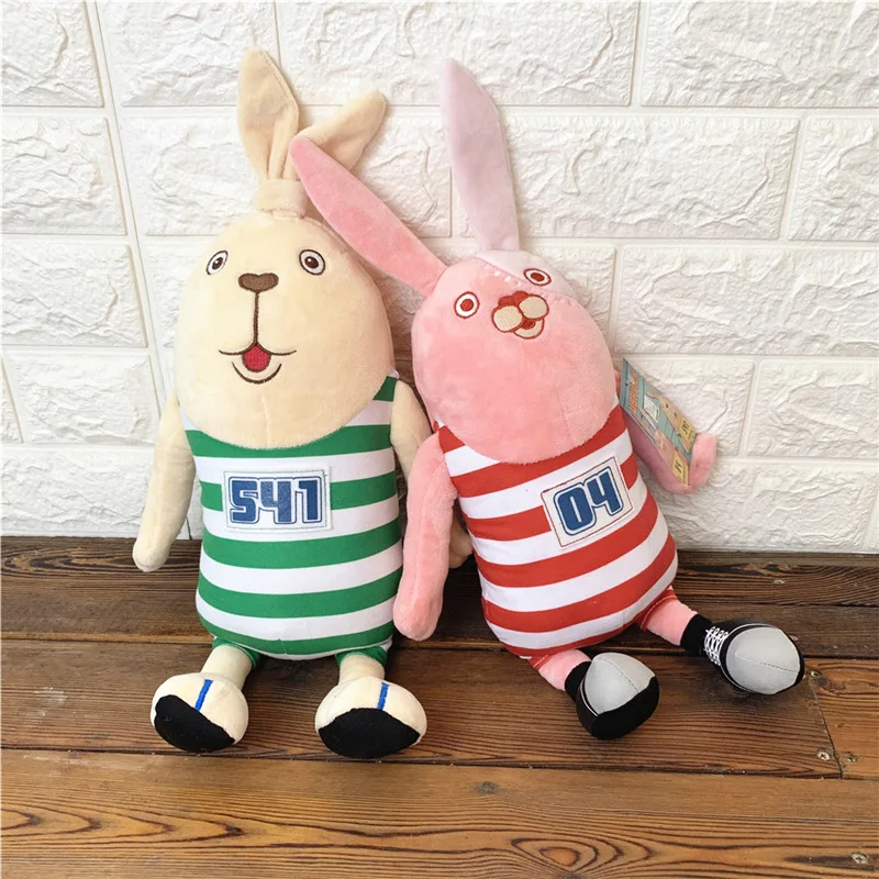 

New Anime Usavich Prison Rabbit Plush Toys Cute Soft Stuffed Bunny Dolls For Kid Birthday Gift