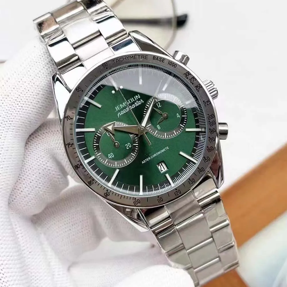 

Мужские кварцевые часы с хронографом, из нержавеющей стали