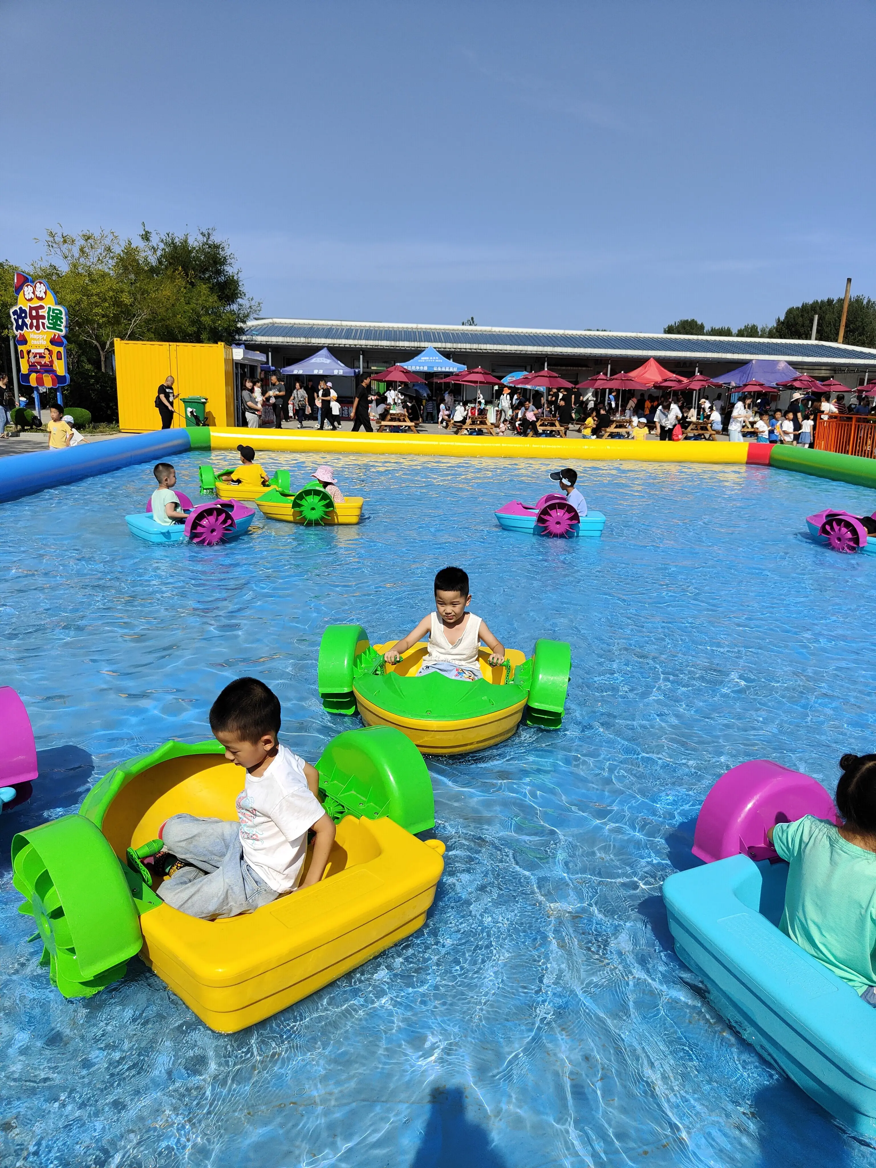 Детская Надувная лодка для аквапарка родителей и детей