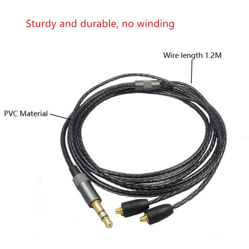 Сменный аудиокабель совместимый с Shure Mmcx Se215 Se425 Se535 Se846 Ue900 Westone аксессуары для