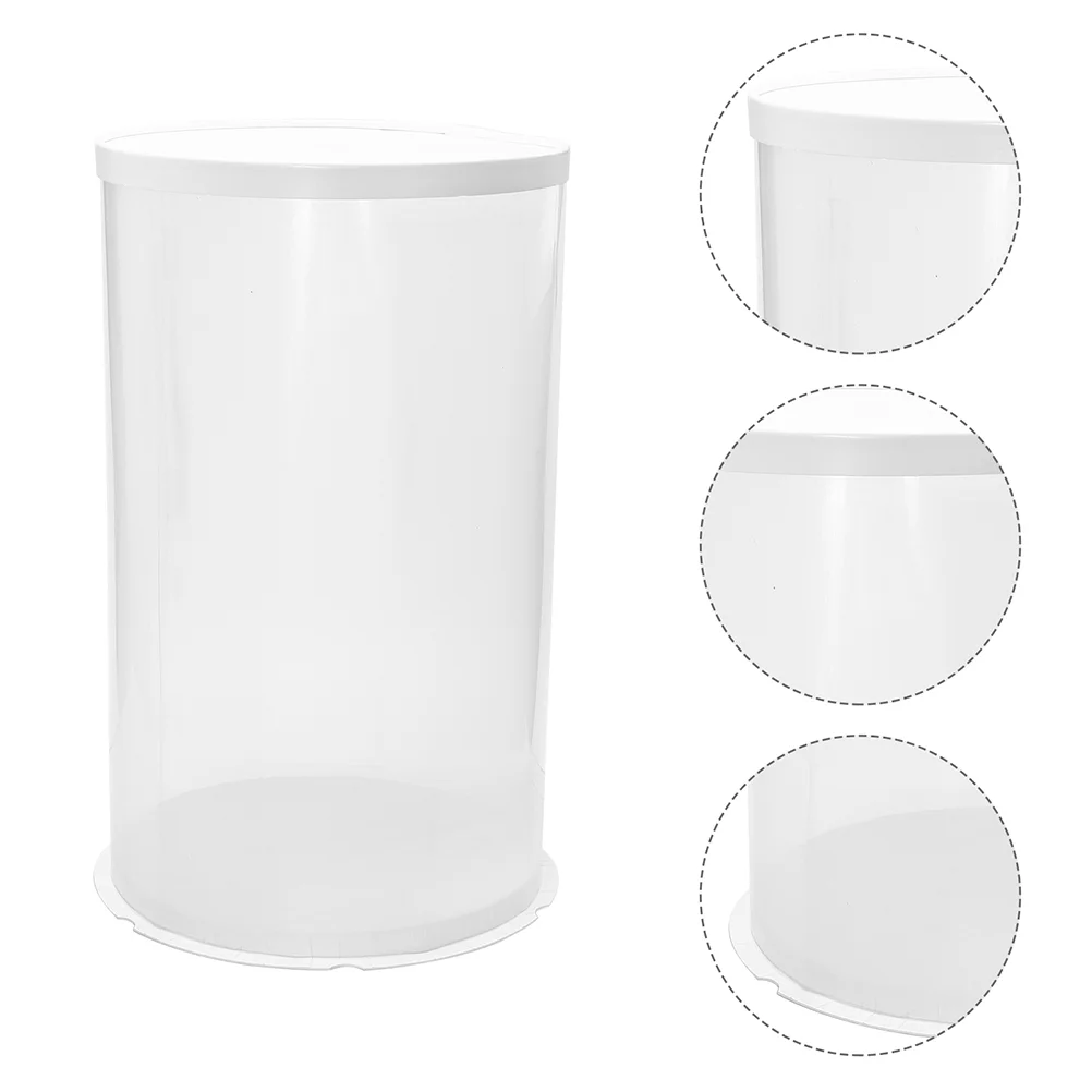 

Transparent Storage Bucket Toy Holder Home Organizer Container Baby Tube Childrens Toys Acrylic case