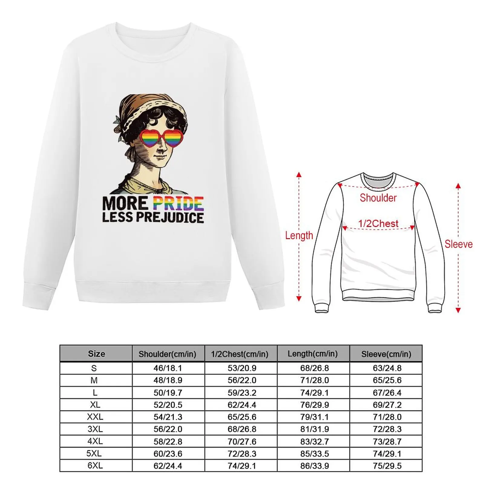 Свитшот мужской с принтом Джейн Остен гордости Элли монтти-Ши осенний