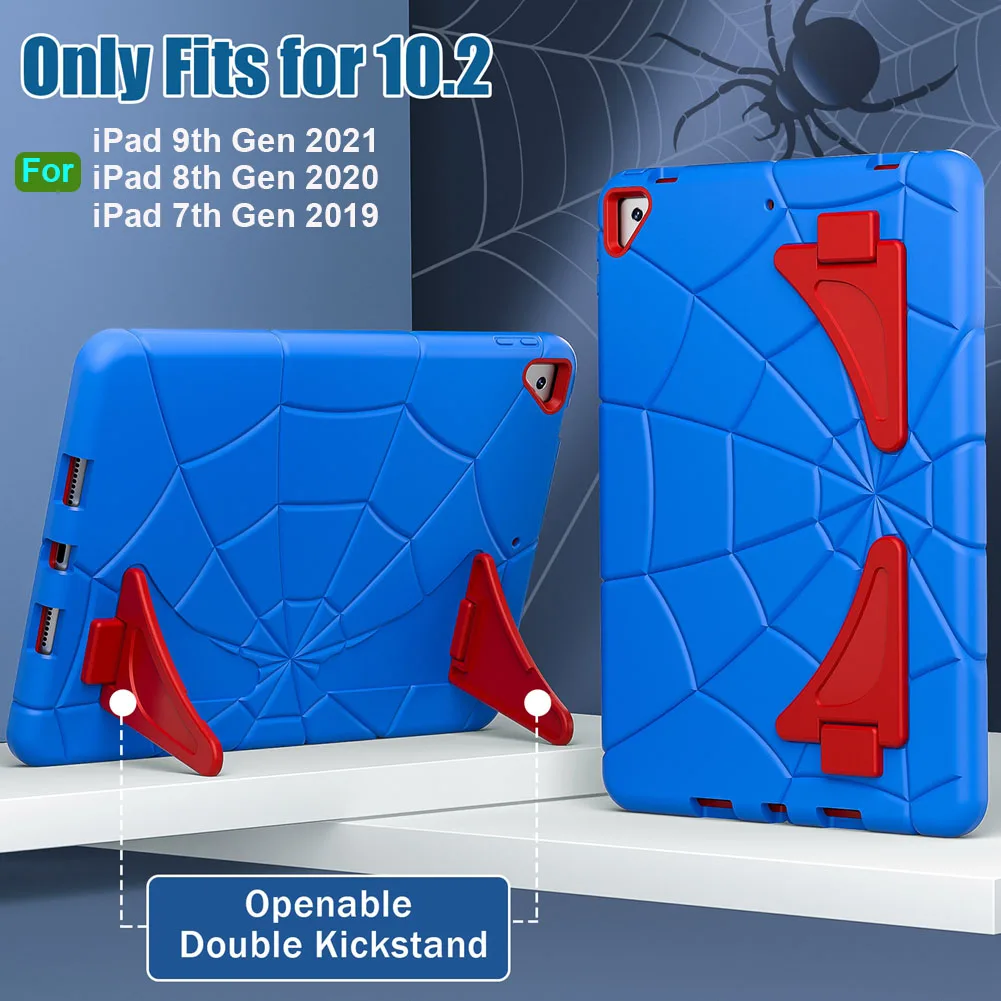 

For iPad 10.2 Case For iPad 9th 8th 7th Generation Full body ShockProof Kids Tablets Kickstand Cover For iPad 10.2 2021 fundas