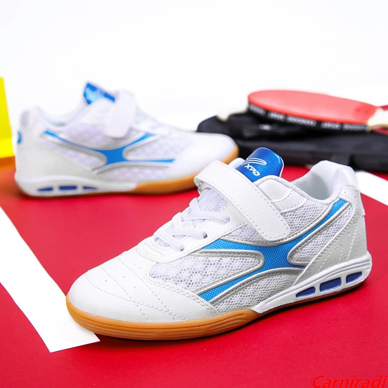 

Boy Girl Profession Athletics Table Tennis Shoes Women Lightweight Non-slip Sports Sneakers Children Breathable Training Shoes