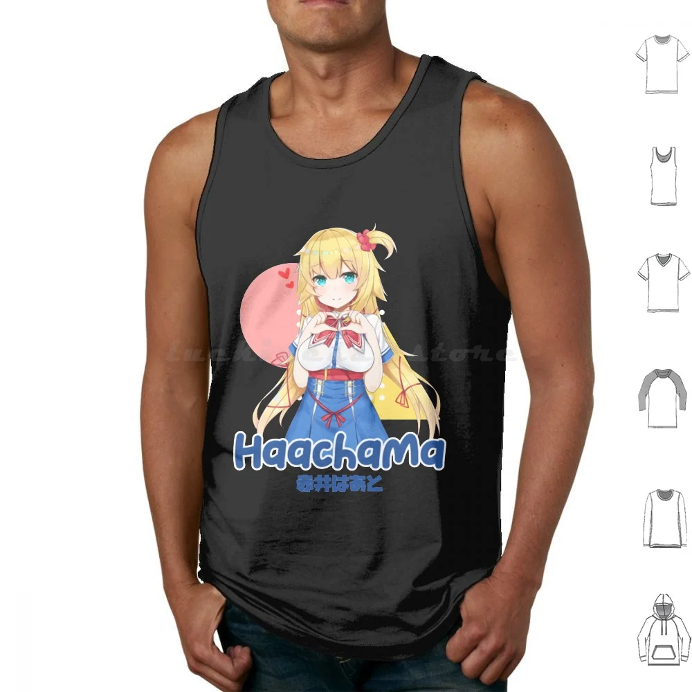 

Hololive-Akai Haato Haachama Tank Tops Print Cotton Hololive Akai Haato Haachama Hololive Hololive Jp Holo Live Hololive
