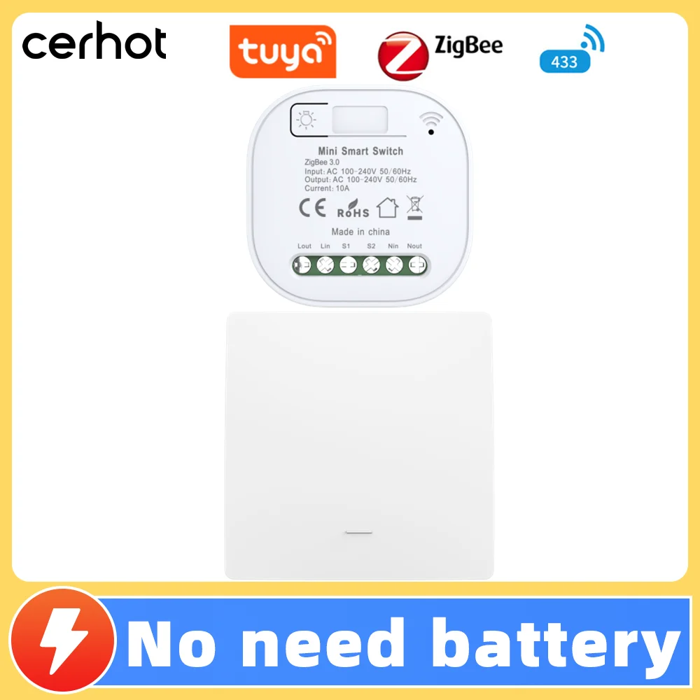 

Cerhot Беспроводной умный переключатель RF433