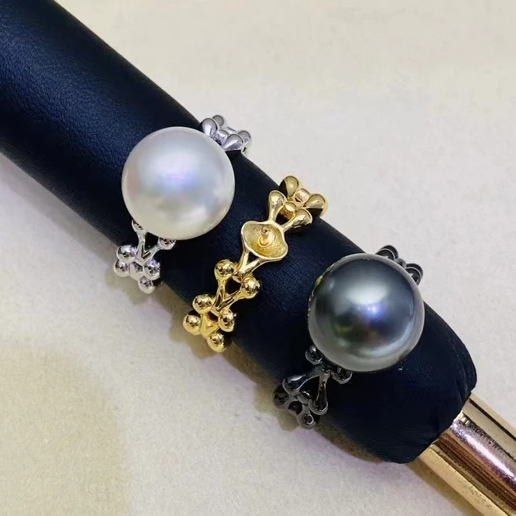 Регулируемое кольцо из серебра 925 пробы 5 шт./партия